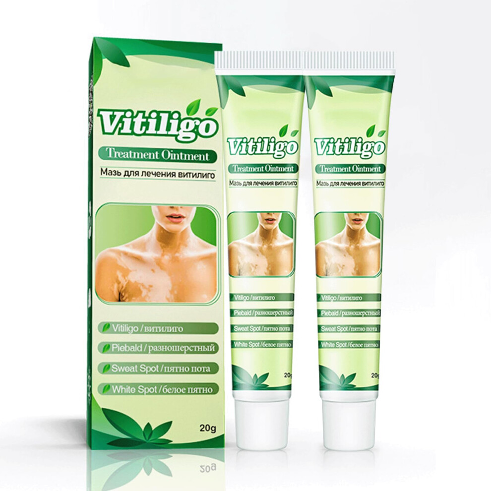 Vitiligo Cream Natural Pigment Support for Even Skin Tone Sensitive Skin Safe 2pcs Pack