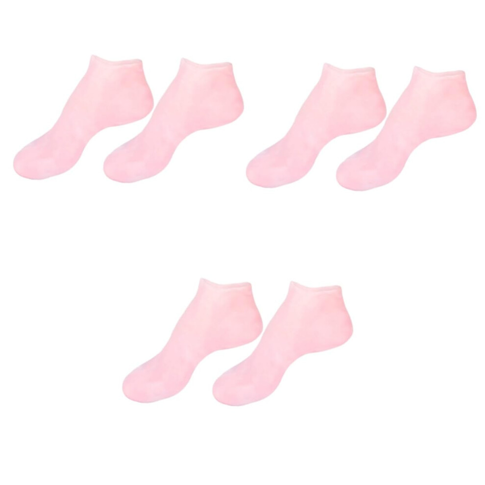 Moisturizing Gel Socks for Women with Deep Hydration and Cushioned Sole for Dry Cracked Feet
