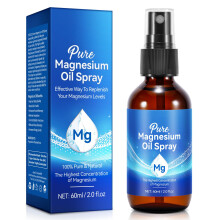 Pure Magnesium Oil Spray 2 fl oz – Natural Topical Magnesium Chloride for Skin, Muscle and Joint Care