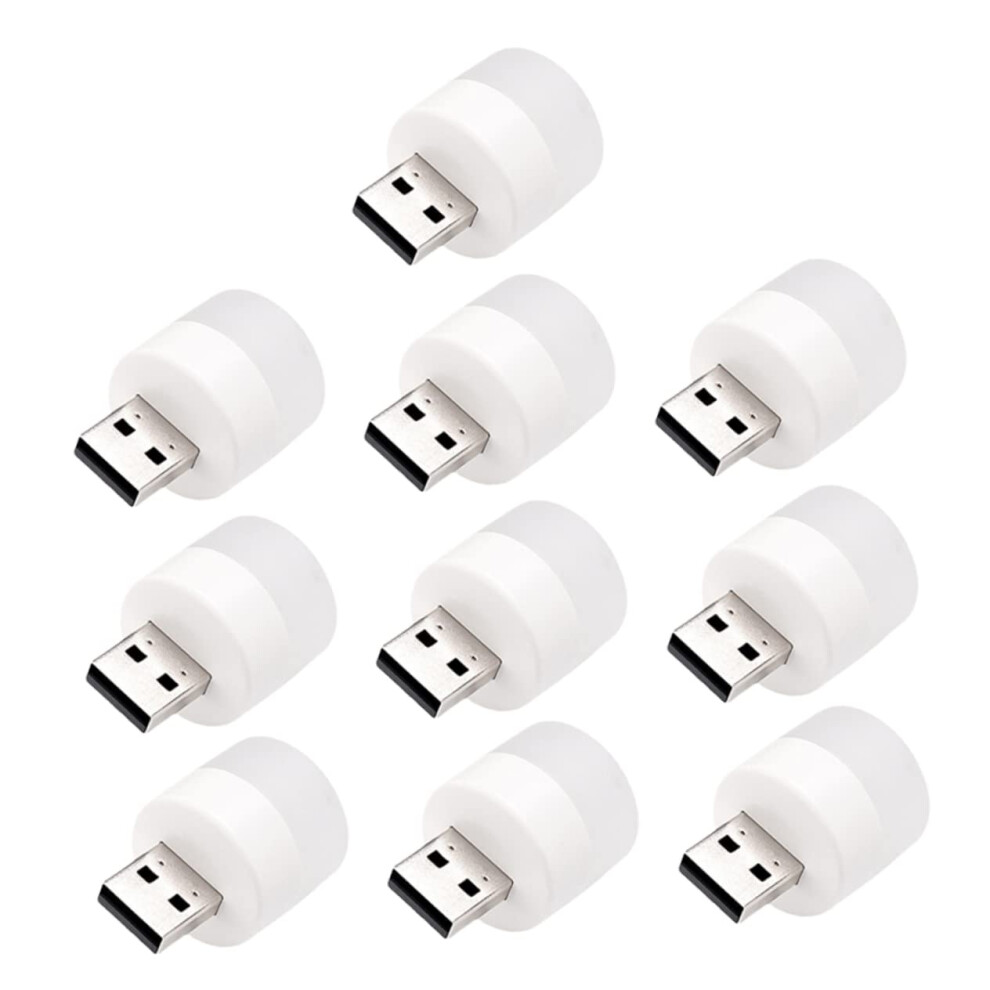 10Pcs Usb Led Night Plug And Play Low Power Consumption Ambient Ing For Home And Car Light 9092120532043
