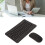 Wireless 10in Black Dual Mode 2.4G Bluetooth Rechargeable Keyboard Mouse Combo 14