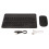Wireless 10in Black Dual Mode 2.4G Bluetooth Rechargeable Keyboard Mouse Combo 9