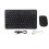 Wireless 10in Black Dual Mode 2.4G Bluetooth Rechargeable Keyboard Mouse Combo 2