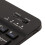Wireless 10in Black Dual Mode 2.4G Bluetooth Rechargeable Keyboard Mouse Combo 10