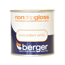 Berger - Non Drip Gloss 250ml - Pure Brilliant White