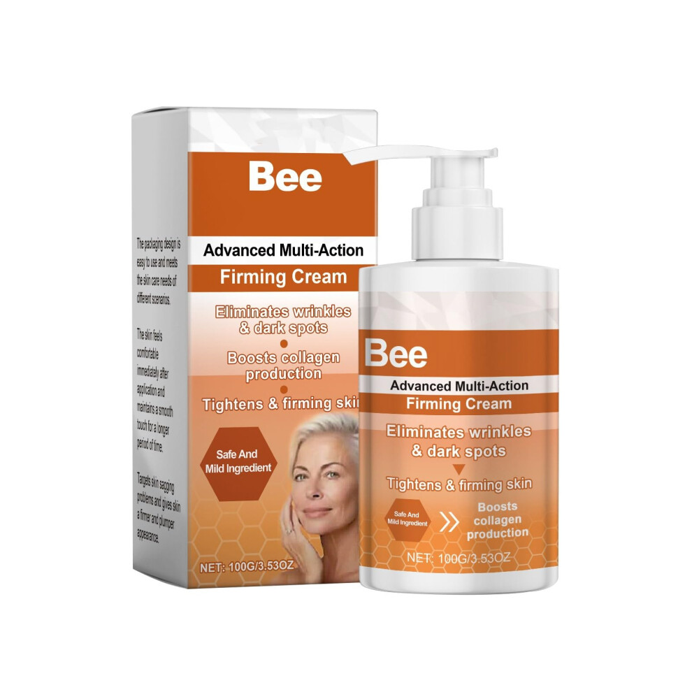 Cream Bee Venom Face Anti Aging Collagen Boosting For Face And Neck Firming Wrinkle Reduction 3.53Oz