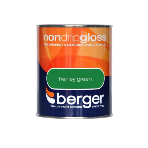 Berger - Non Drip Gloss 750ml - Henley Green