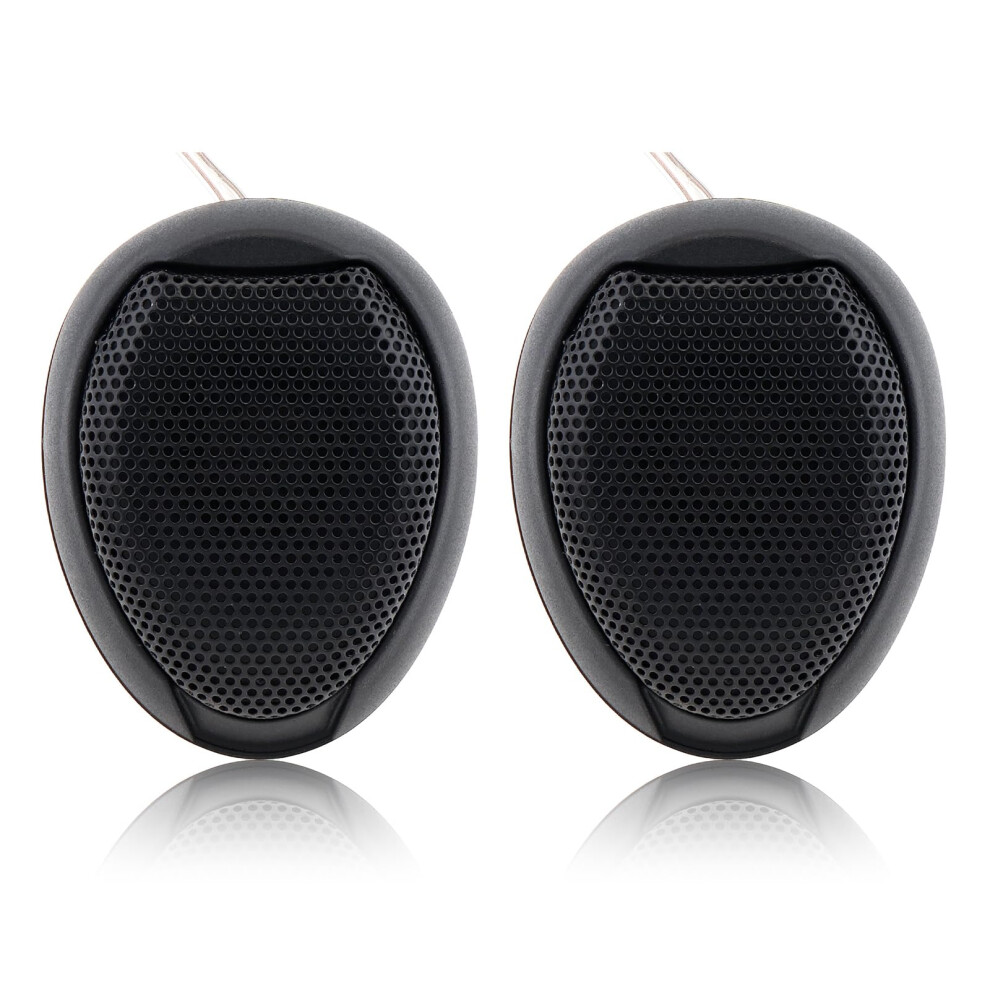 1000W Car Tweeters Speakers, 2Pcs Efficiency Dome For Clear Car Audio Universal Fit Black 9113335821064