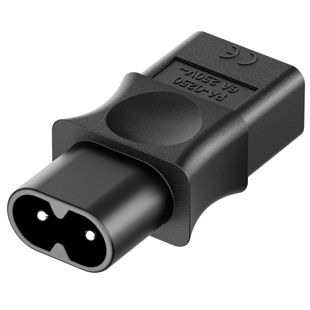 Iec C9 To C8 Converter Adapter For Vintage Synthesizers Compatible With Roland D50 Mk80 Reliable Power Connection 9169991687964