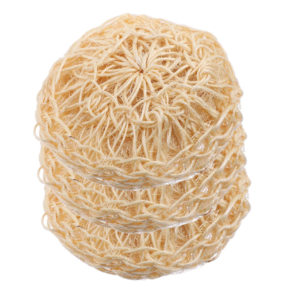 Shower Loofah Set for Women 3pcs Body Exfoliator Bath Puff Gentle Skin Exfoliation Rich Foam
