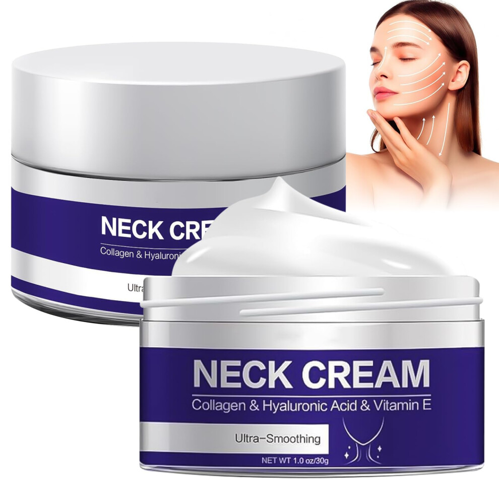 Cream Neck Firming With Lift Effect For Sagging Skin, Anti Aging Neck And Dã©Colletage Care, 1.7Oz 2Pcs