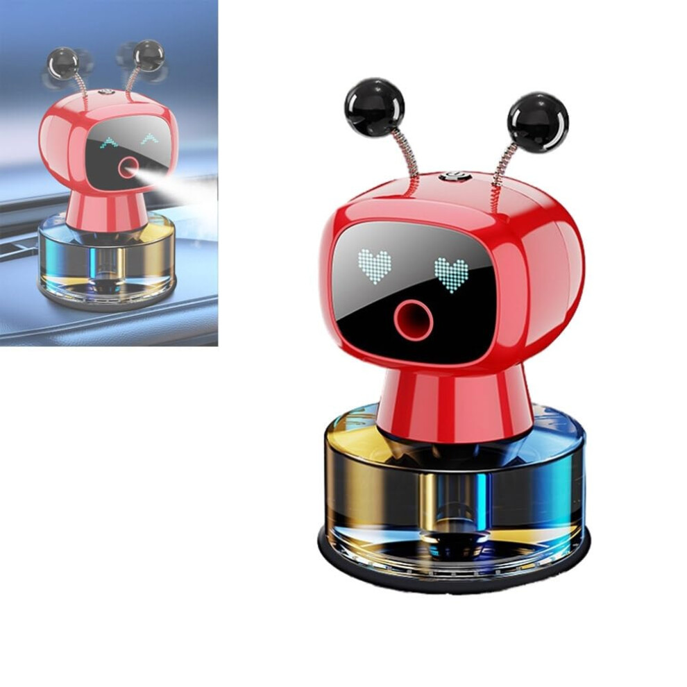 Automatic Robot Car Air Freshener Diffuser With Refillable Reservoir And Longlasting Fragrance 9169991688152