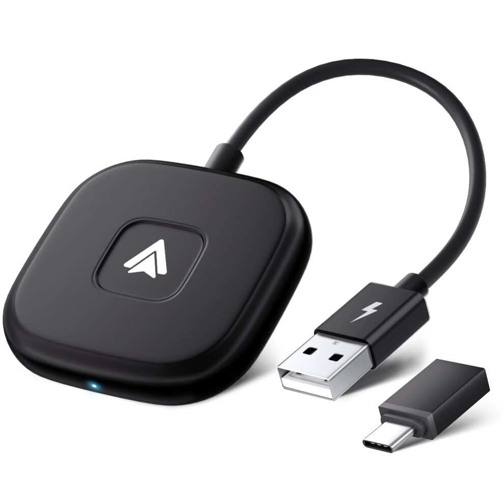 Wireless Android Auto Adapter Plug And Play 5Ghz Low Latency Car Dongle For All Factory Units 9113335821286
