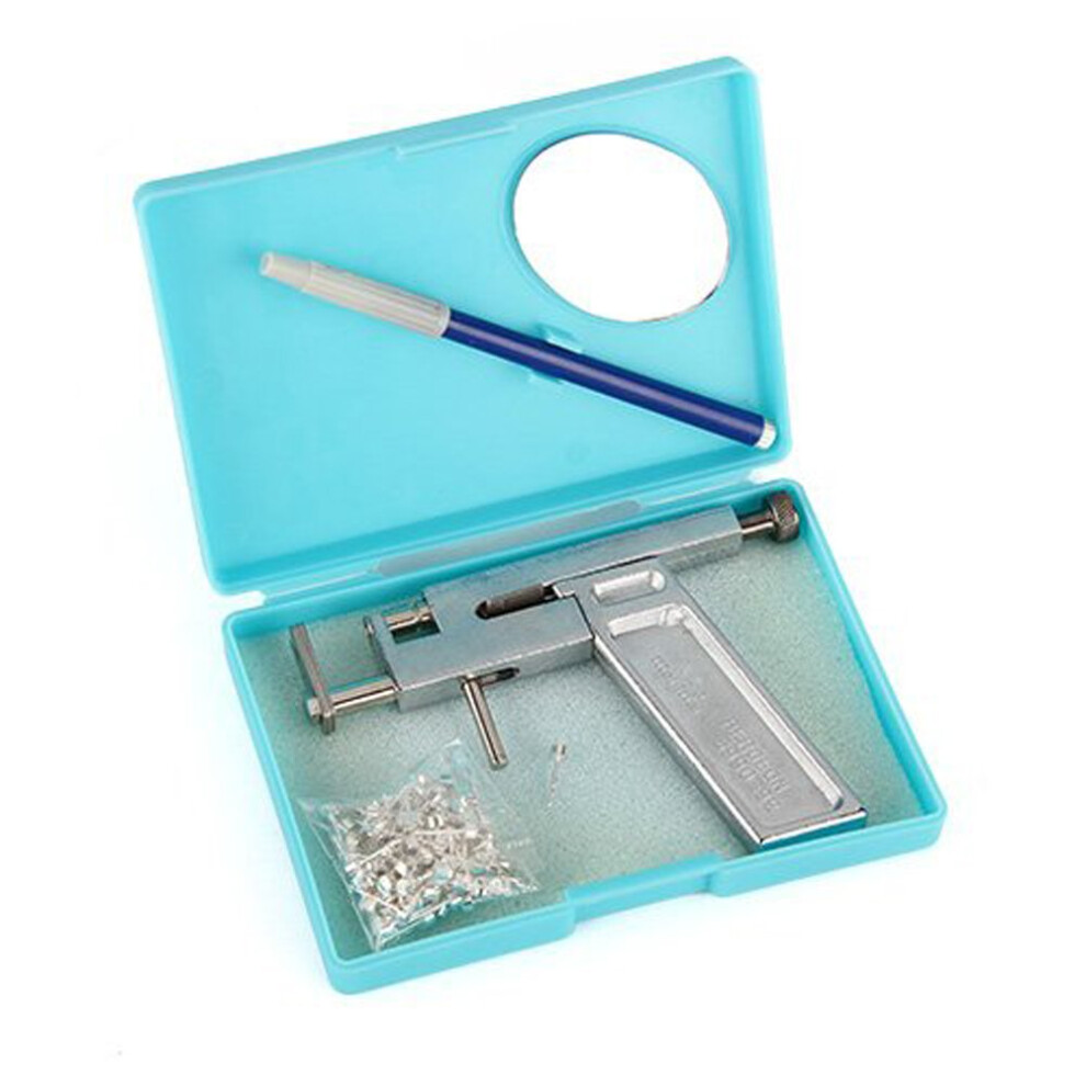 Professional Ear Piercing Gun with 98 Studs, Complete Body Piercing Kit for Women