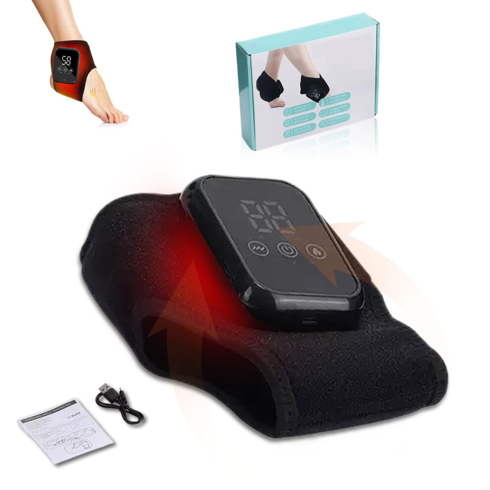 Heated Foot Massager with 3D Heat Therapy, TripleAction Massage and Adjustable Levels for Pain Relief