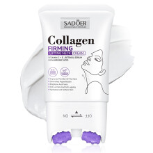 Retinol Neck Firming Cream with VShaped Gua Sha Rollers, Vitamin C Hydration for Jawline and Décolleté