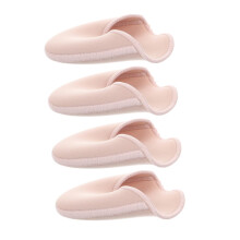 Women's Toe Protectors 4pcs Shock Absorption Ballet Shoe Pads AntiSlip Breathable Cushions for Dance
