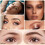 Waterproof Eyebrow Pencil Light Brown with 4 Fork Tip, LongLasting 3D Microblading Brow Pen 5