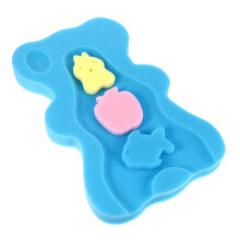 Baby Bath Sponge with Soft SkinFriendly Cushion, Full Body Infant Bath Support for Tub