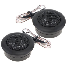 2pcs 120W Car Tweeters 12V Mini Dome Speakers with Clear Stereo Sound and Efficiency Output