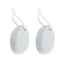 DoubleSided Natural Pumice Stone for Feet Foot Callus Remover with Ergonomic Grip for Soft Heels