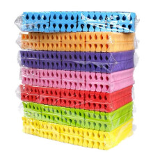 100 Pairs HeartShaped Foam Toe Separators for Comfortable Nail Care and Pedicure Use