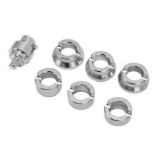 Watch Case Opening Dies 5538 6 Sizes Stainless Steel Watch Back Remover Kit