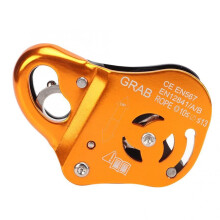 Climbing Rope Grab with Automatic Fall Lock and Rope Protector for Outdoor Safety