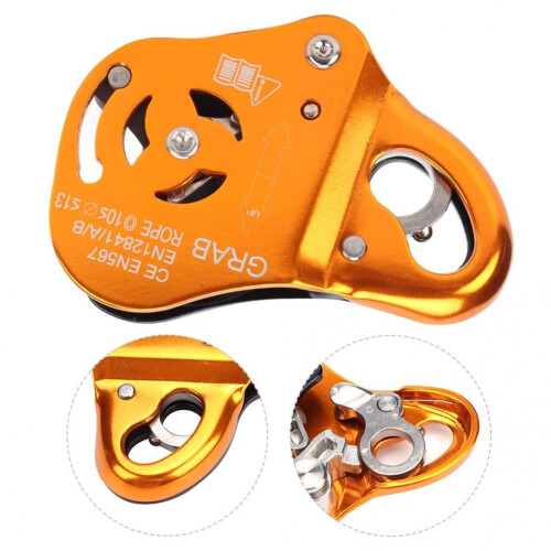 Climbing Rope Grab with Automatic Fall Lock and Rope Protector for Outdoor Safety 1