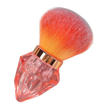 Nail Dust Brush with Soft Fiber Bristles and Ergonomic Crystal Handle for Salon and Home Use