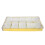 Stackable Acrylic Watch Parts Box 5 Compartments for Repair Tools Yellow 2