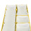 Stackable Acrylic Watch Parts Box 5 Compartments for Repair Tools Yellow 5