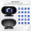 Car HUD Display with OBD2 Scanner, 5.8' LCD Speedometer, Engine Data and Overspeed Alerts 2