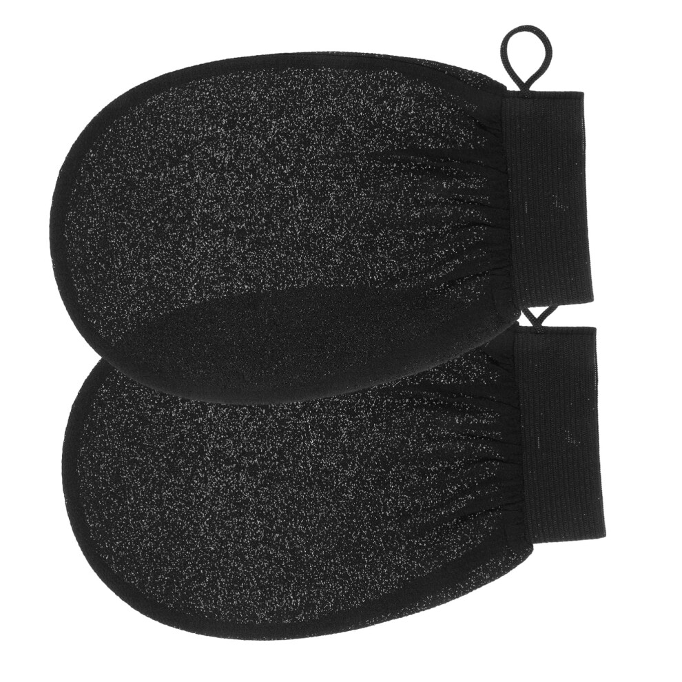 Exfoliating Gloves for Dead Skin Removal, Soft Viscose Bath Mitts for Deep Skin Cleansing