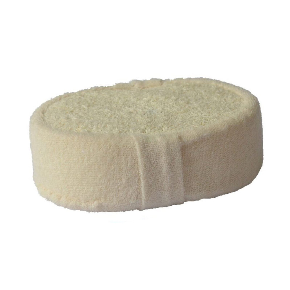 White Natural Loofah Sponge Bath Body Scrubber For Gentle Exfoliation And Ecofriendly Shower Care