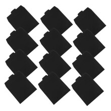 12 Pack Cardboard CD DVD Storage Sleeves with Stylish Black Exterior for Discs Cards and Photos