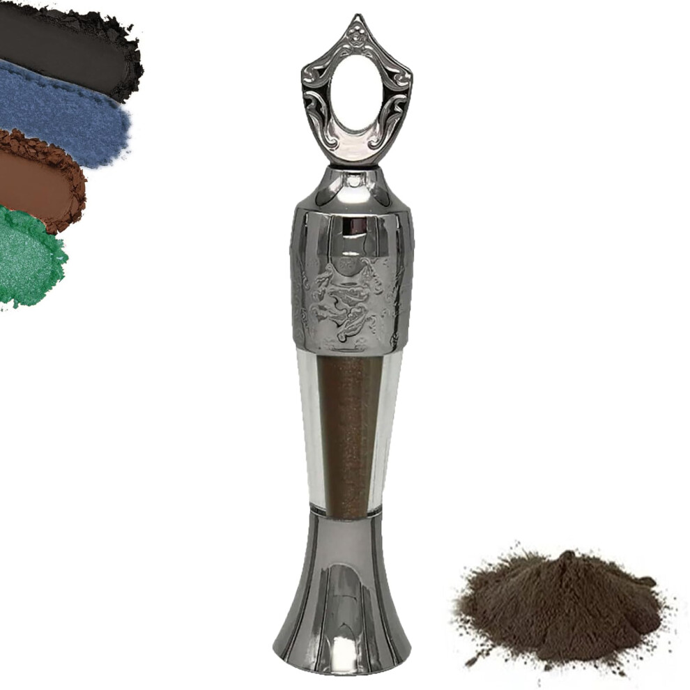 Brown Natural Egyptian Kohl Powder Eyeliner Waterproof Smudgeproof, Intense Matte Finish