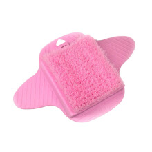 Foot Scrubber Shower Brush Mat with Suction Cups for Deep Exfoliation and SpaLike Foot Massage Pink