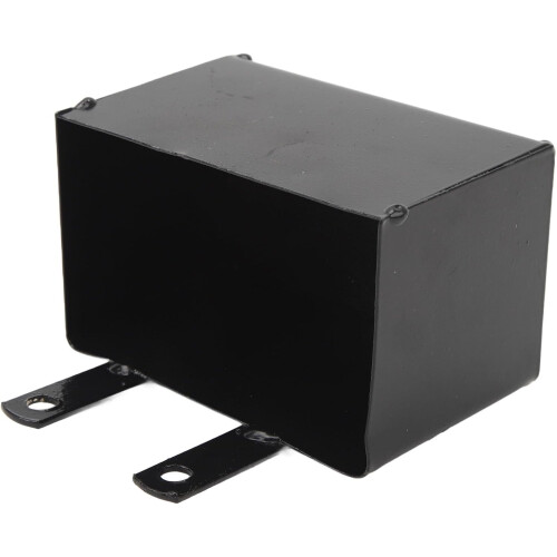 Motorcycle Battery Box with Rustproof Black Coating, Universal ATV Holder for Quick Tool Installation 2