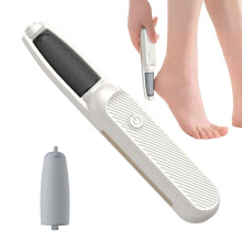 Electric Callus Remover Foot File Rechargeable Waterproof Dual Heads Pedicure Tool for Smooth Feet