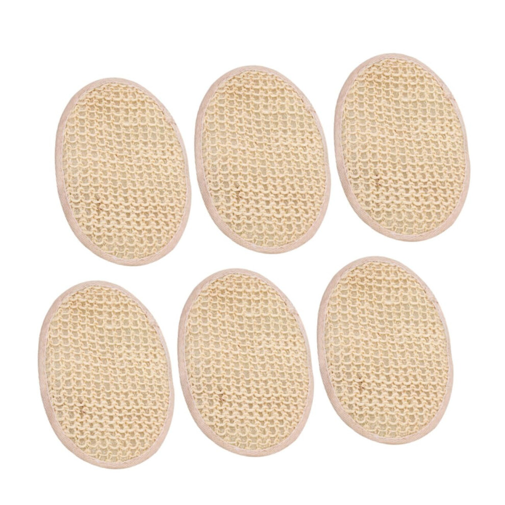 Back Scrubber for Shower with DoubleSided Loofah, Deep Cleansing and Gentle Exfoliation, 6PCS