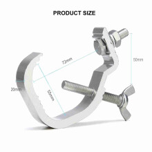 10pcs Aluminum Stage Light Clamps 44lb Load Capacity for Truss