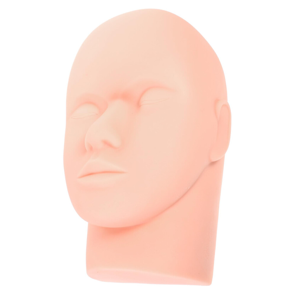 Eyelash Extension Practice Head with Realistic Human Face FullScale Mannequin for Lash Training