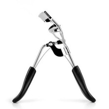 Professional Eyelash Curler with Ergonomic Black Grip for Natural Curl Effect and False Eyelashes