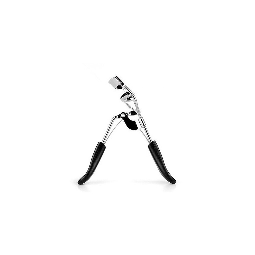 Black Professional Eyelash Curler With Ergonomic Grip For Natural Curl Effect And False Eyelashes