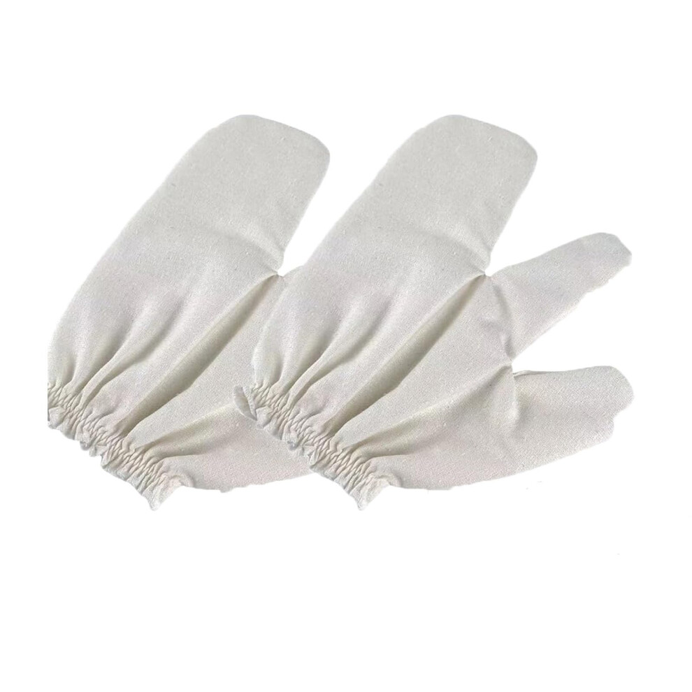 Garshana Gloves Raw Silk for Gentle Skin Exfoliation and Boosting Circulation â Large Comfortable Fit