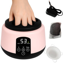 Gel Nail Polish Remover with Fast Steam, OneHand Acrylic Nail Remover for Home and Salon (Pink)