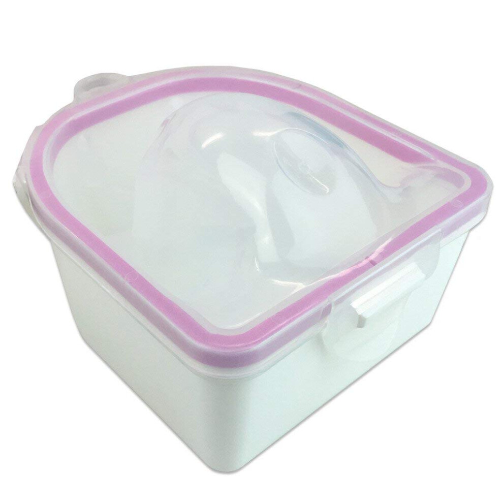 Nail Soak Bowl for Gel Polish Removal, Leakproof Reusable Manicure Hand Spa Bowl