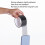 Self-Adhesive Window Screen Mesh Patch Roll 80mm x 6.1m Gray 7