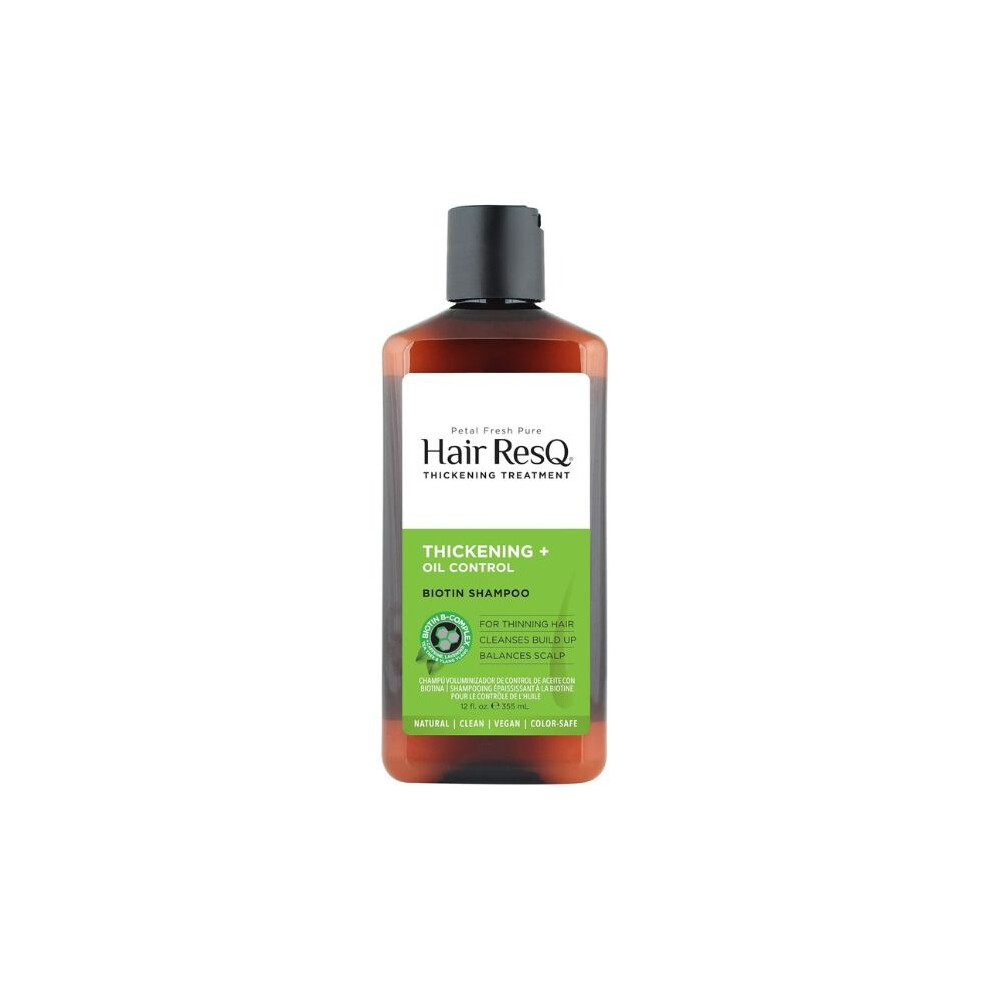 Petal Fresh Pure Hair Resq Shampoo |Oily Hair, Clarifying, Lightweight Cleanser  - 355ml